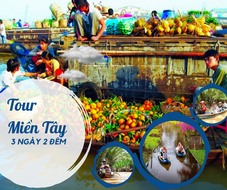 Tour Miền Tây 3 Ngày 2 Đêm: Hành Trình Trải Nghiệm Đời Sống Chợ Nổi và Vườn Trái Cây Xanh Mát