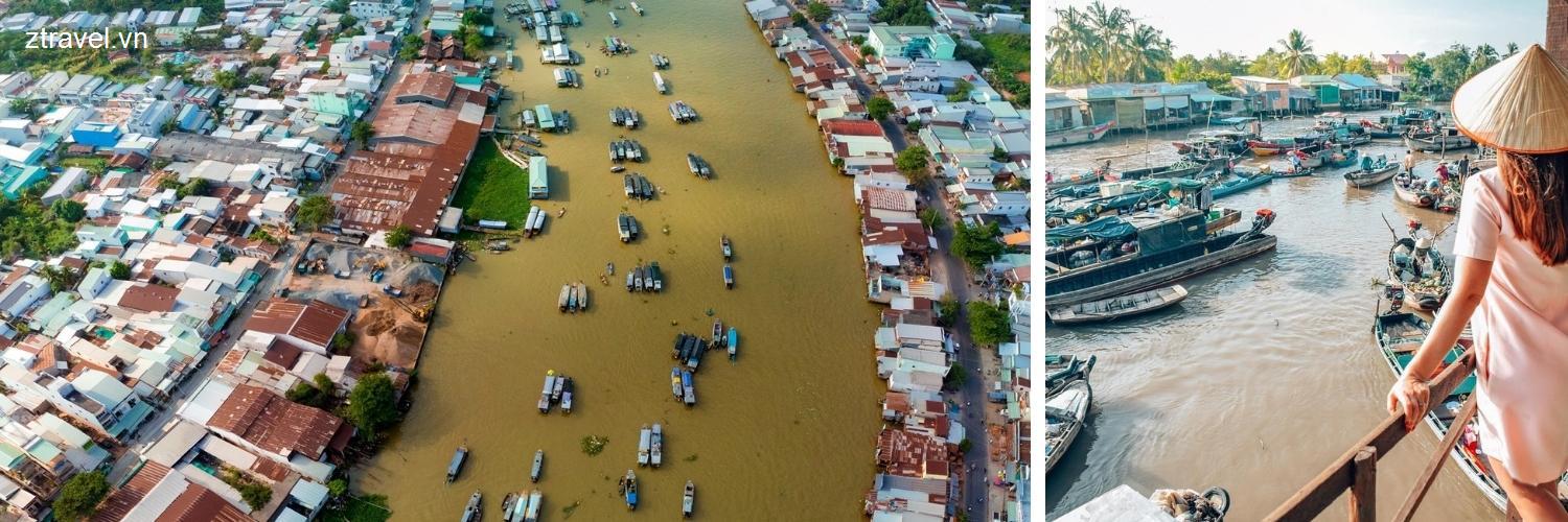 Tour du lịch miền Tây 2 ngày Chợ Nổi - Ăn tối trên du thuyền - Làng hoa Du Lịch Miền Tây-1